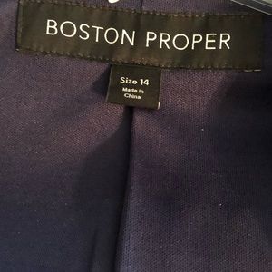 Boston Proper blue dress suit